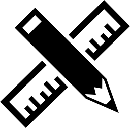 256x253 Pencil Ruler Icon