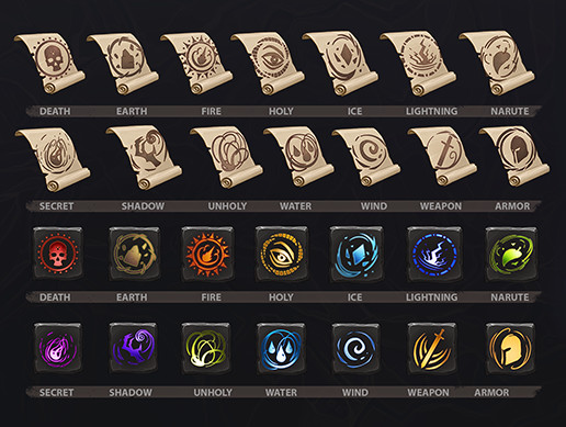 516x389 Rune And Scroll Icons
