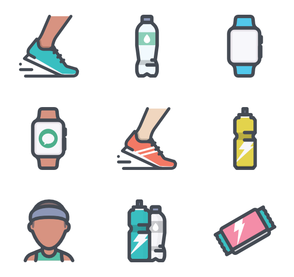 600x564 Runner Icons