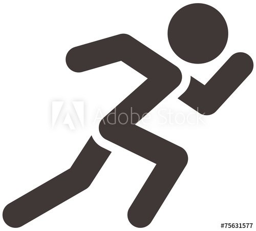 500x451 Running Icon