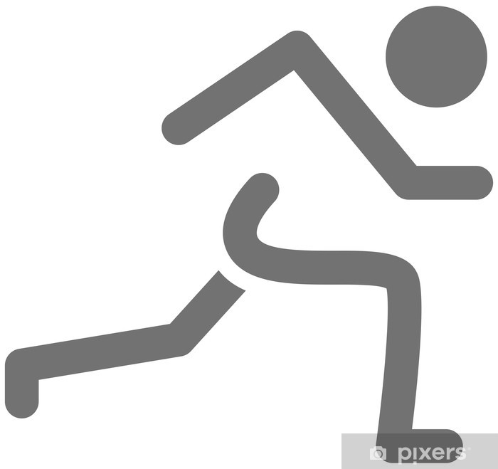 700x659 Running Icon Poster