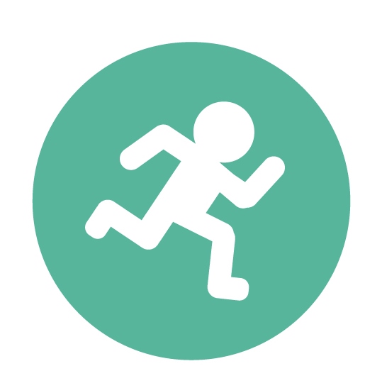 539x547 Drawing Running Vector