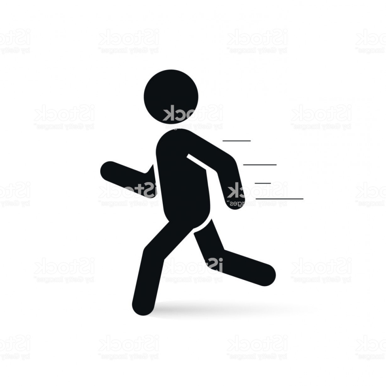 1228x1228 Running Person Icon Vector Catchsplace