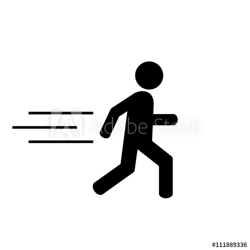 500x500 Running Man Icon