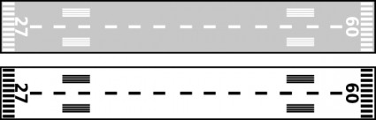 425x136 Airport Runway Top View Clip Art Vector Clip Art Free Vector Free