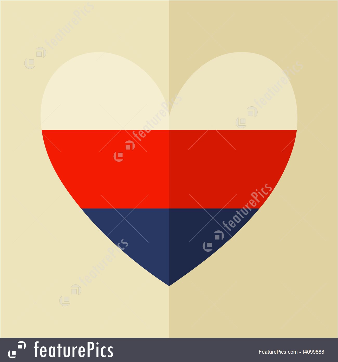 1300x1392 Russian Flag Icon Illustration