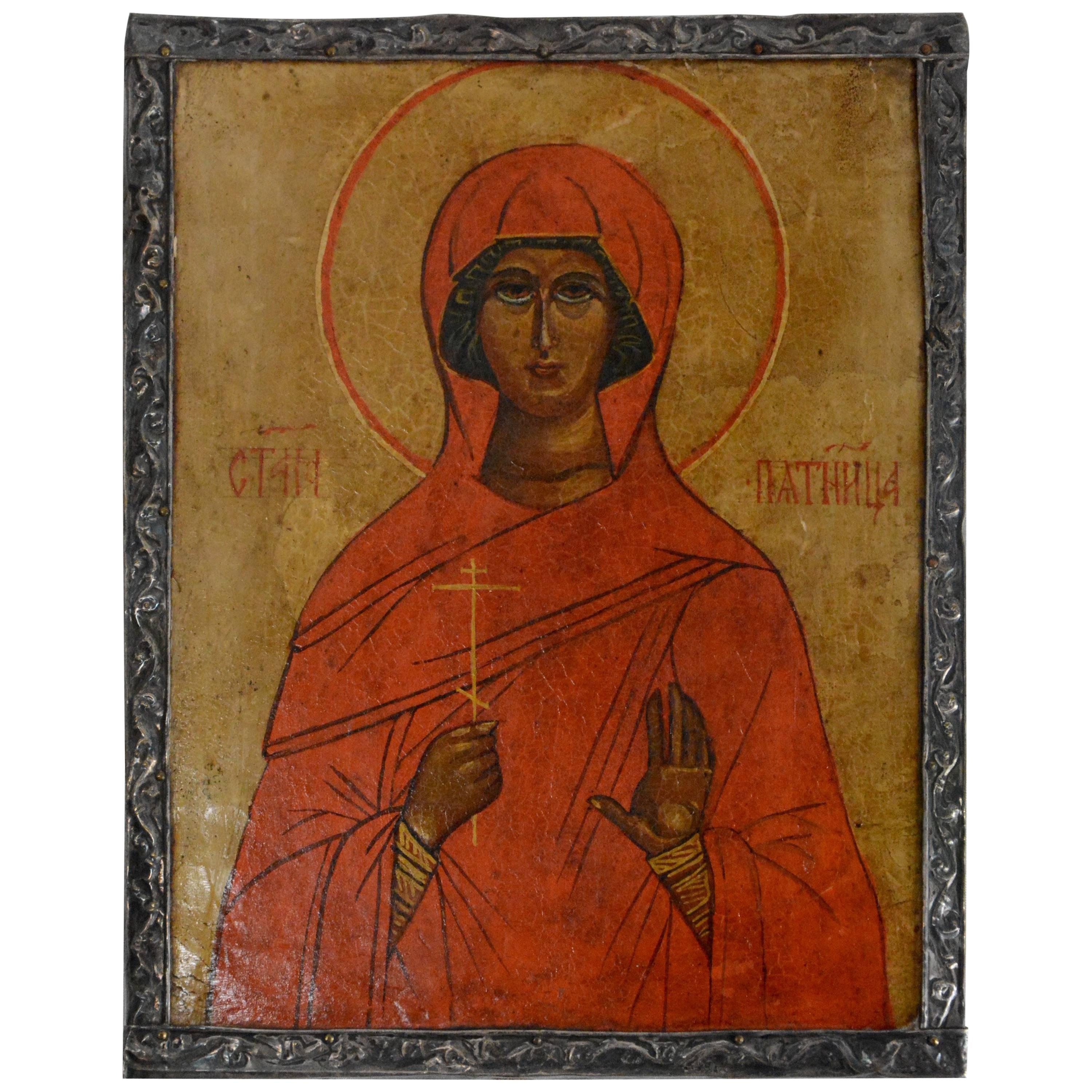 3000x3000 Century Saint Paraskeva Piatnitsa Pyatnitsa Russian Icon