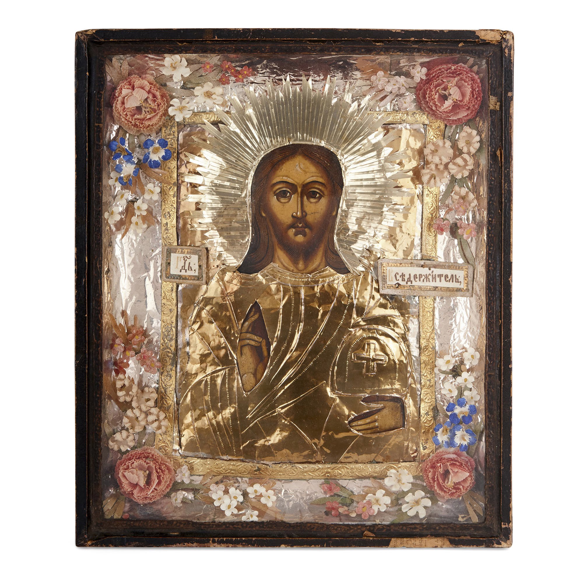 2000x2000 Antique Russian Orthodox Church Icon Of Christ Pantocrator