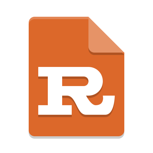 512x512 Text X Rust Icon Papirus Mimetypes Iconset Papirus Development