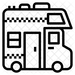 256x256 Rv Icon Of Line Style