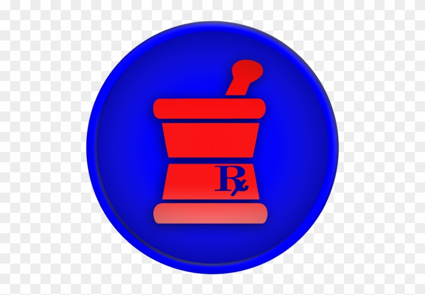 840x582 Mortar And Pestle Clip Art Blue Red Rx Icon Symbol