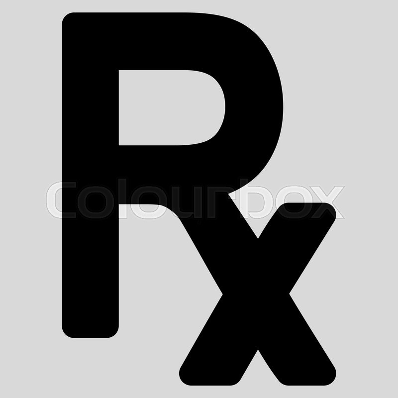 800x800 Prescription Symbol Vector Icon Style Stock Vector Colourbox