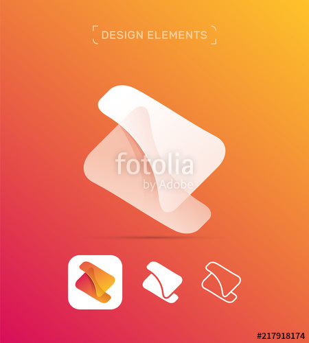 450x500 Vector Abstract Letter S And Z Logo Design Elements Material