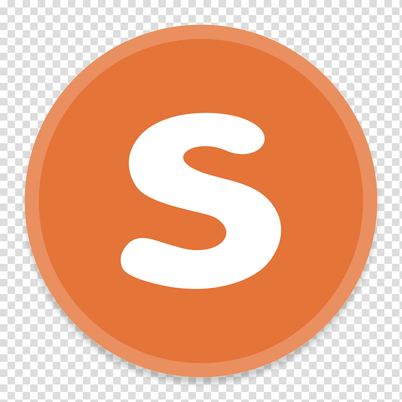 800x800 Button Ui App Two, Orange And White S Icon Transparent Background