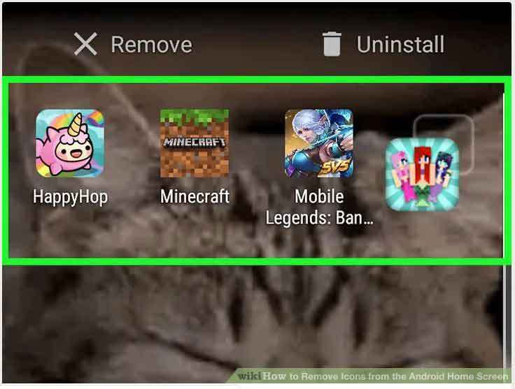 How To Remove Icon From A Homescreen In A Samsung Galaxy 736x557 How To Remove Icon From A Homescreen In A Samsung Galaxy
