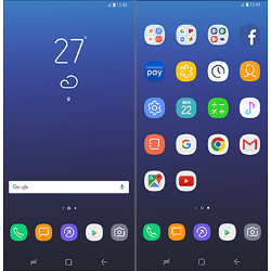250x250 Galaxy User Interface And Icons Showcased In A Series Of Images
