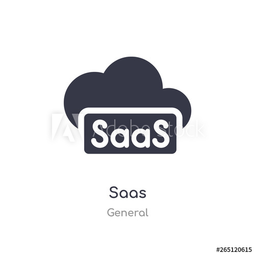 Saas Icon Isolated Saas Icon Vector Illustration From General 500x500 Saas Icon Isolated Saas Icon Vector Illustration From General