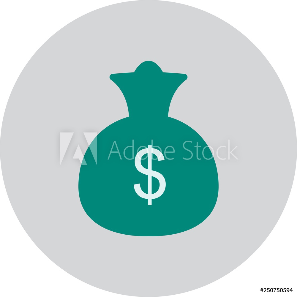 1000x1000 Photo Art Print Vector Sack Icon Europosters