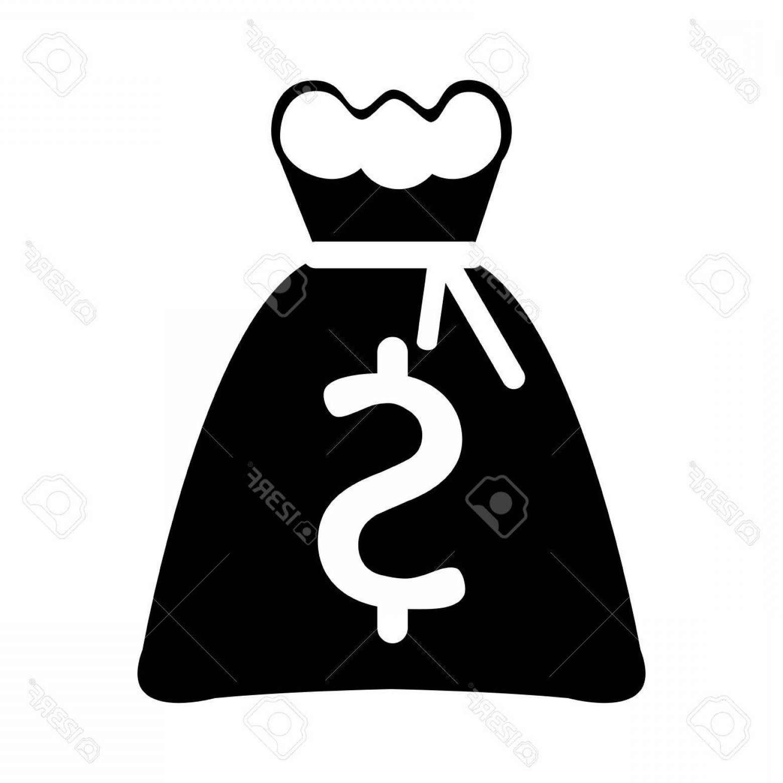 1560x1560 Photostock Vector Money Bag Sack Icon Vector Illustration Design