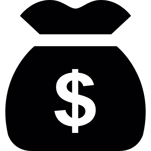 512x512 Dollar Money Sack Icons Free Download