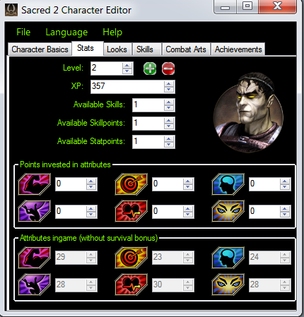 430x449 Sacred Character Editor Guide
