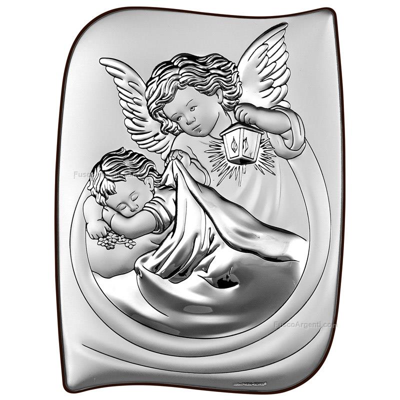 800x800 Shaped Icon, Angels Beltrami Cm Silver Plate Shaped Icon