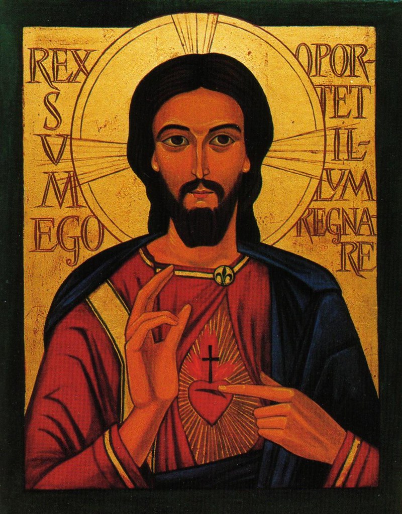 800x1024 Icon Of The Sacred Heart Of Jesus Voir Aussi Litanies Du
