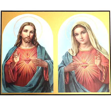 450x450 Sacred Heart Immaculate Heart Icon