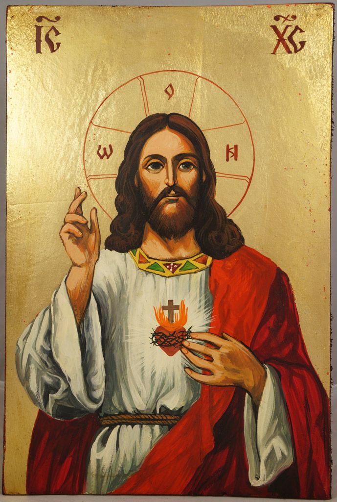 689x1024 Jesus Christ Sacred Heart Jesus Christ Sagrado Corazon De
