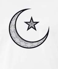 190x228 Islam Icon Crescent Moon Muslim Sacrifice Gift Men's Premium T
