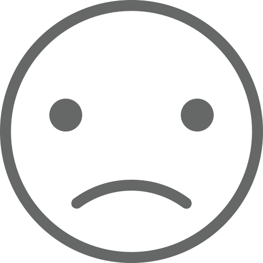 512x512 Awesome Sad Face, Linear, Sad Icon With Png And Vector Format