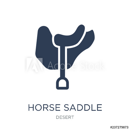 500x500 Horse Saddle Icon Trendy Flat Vector Horse Saddle Icon On White