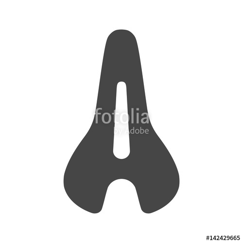 500x500 Saddle Icon, Bicycle Seat Stock Image And Royalty Free Vector
