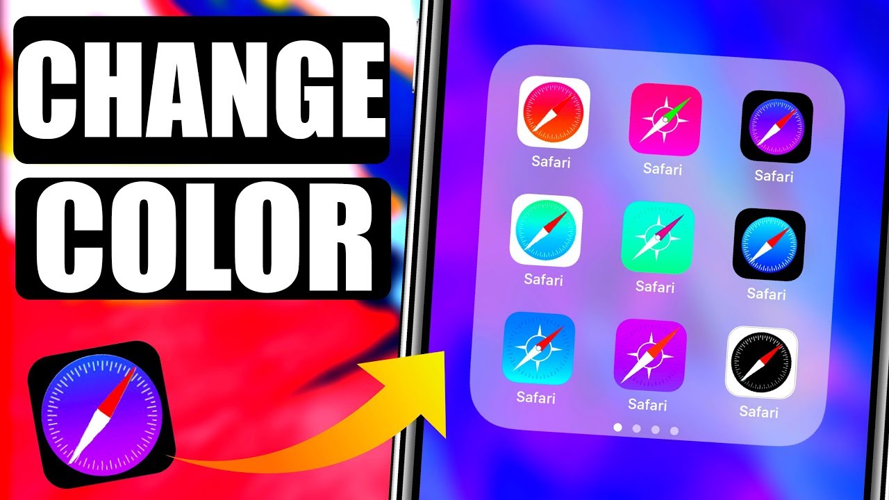 1280x720 Change The Color Of Safari With This Trick Change App Icon