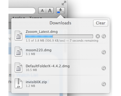 download icon on safari