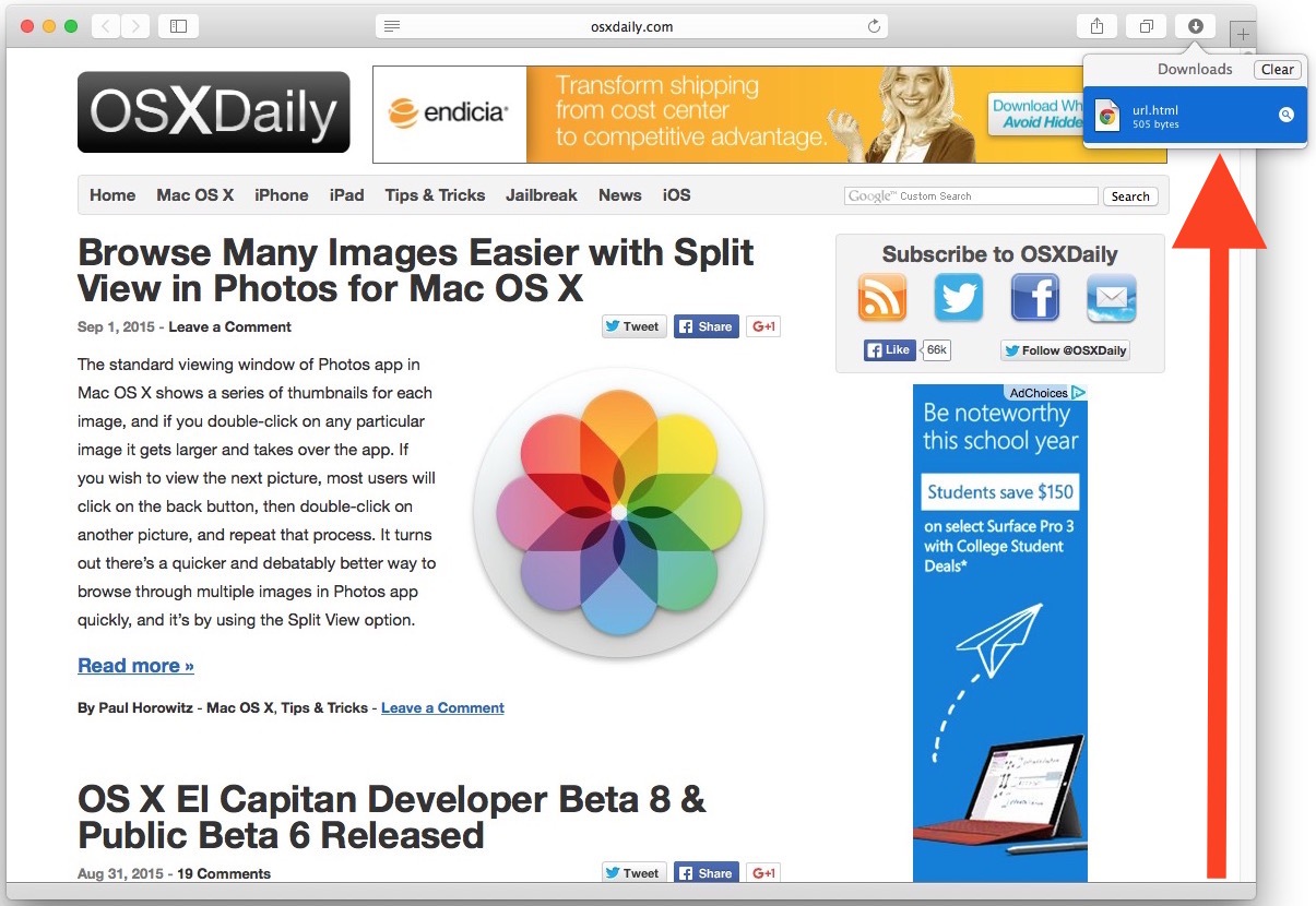 1205x830 Change How Safari Clears Downloaded Items List In Mac Os X Osxdaily