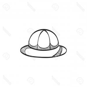 300x300 Photostock Vector Hat Safari Isolated Icon Vector Illustration