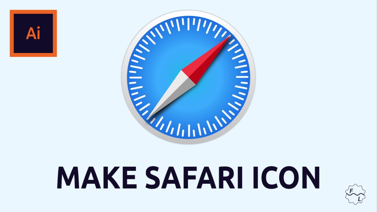1280x720 How To Make Apple Safari Icon In Adobe Illustrator