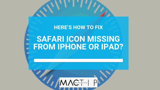 560x315 Safari Icon Can't Be Found On Iphone Or Ipad
