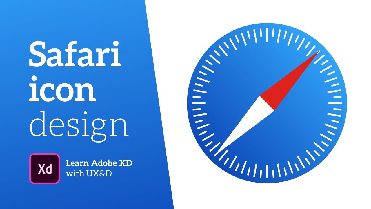 1280x720 How To Create The Safari Icon In Adobe Xd