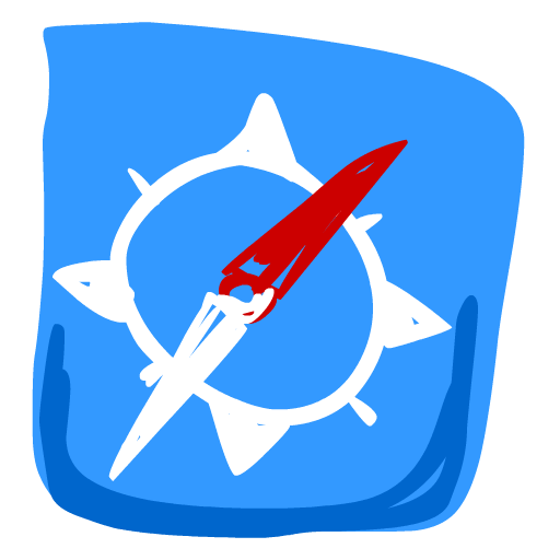 512x512 Iphone Painted Safari Icon, Png Clipart Image