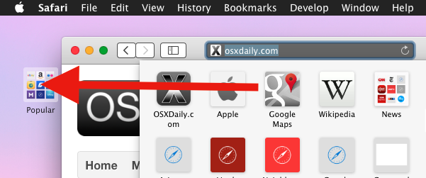 601x251 Move Or Remove Icons From Safari Bookmarks Menu In Mac Os X