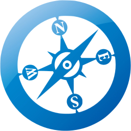 256x256 Web Blue Safari Icon