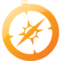 256x256 Web Orange Safari Icon