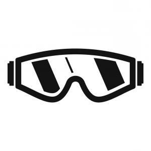 300x300 Safety Glasses Icon Simple Style Vector Hoodamathrun