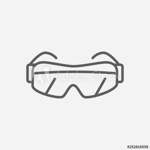 Safety Goggles Icon at Vectorified.com | Collection of Safety Goggles ...