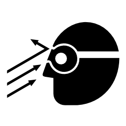 256x256 Free Pictograms Aem Wear Eye Protection Safety Goggles Icon