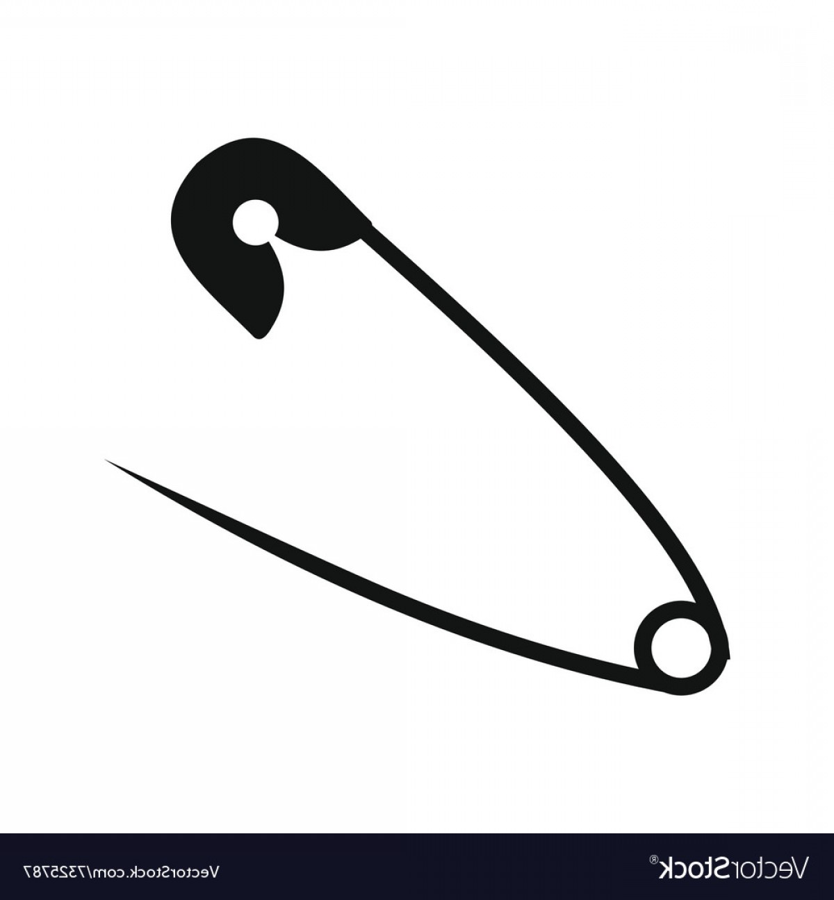 1200x1296 Vector Safety Pin Createmepink