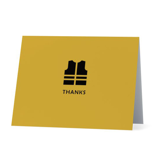 576x576 Safety Thank You Cards