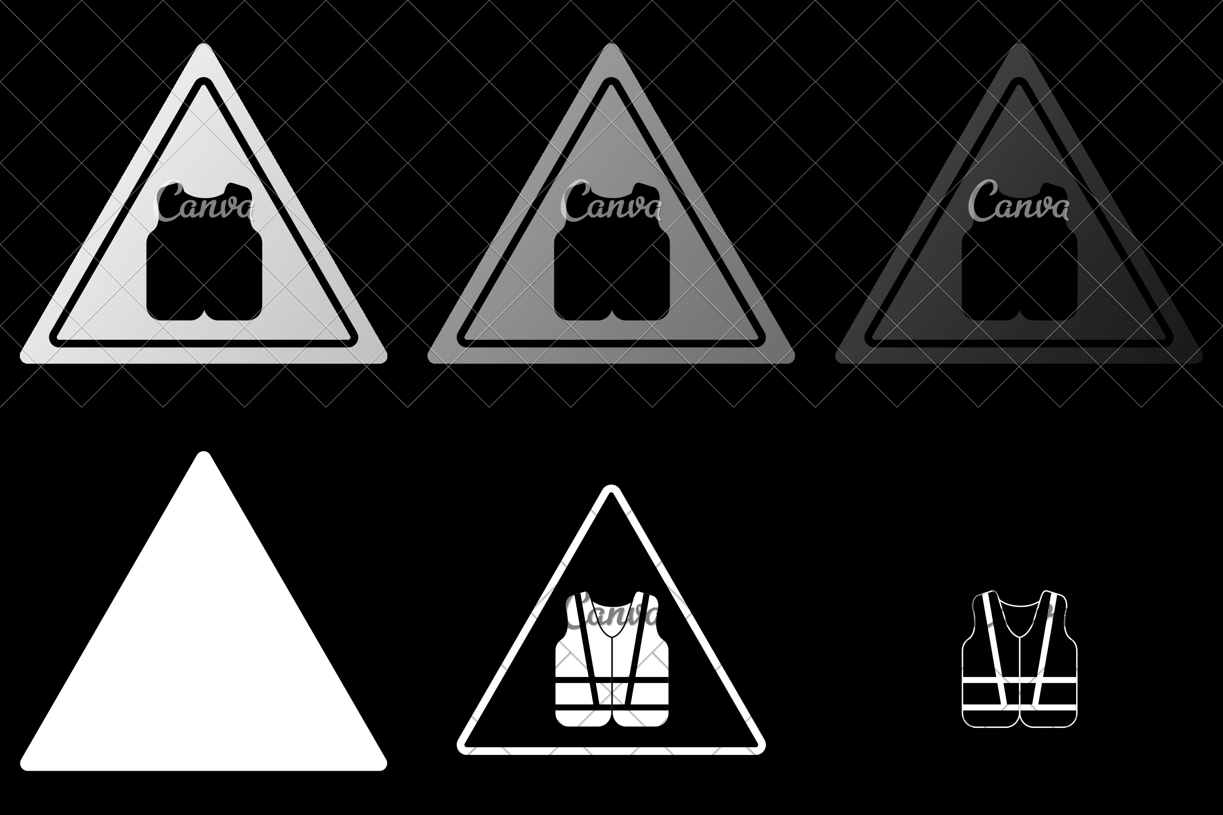 2400x1600 Safety Vest Icon Sign